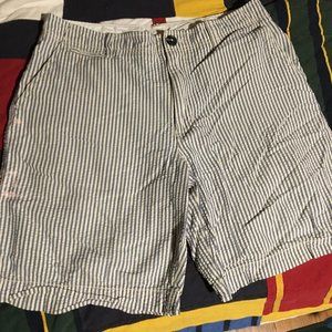J Crew Striped Seersucker Shorts
